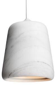 Lampada a sospensione New Works, Material The Originals, dimmerabile, Bianco, Soggiorno, Pietra, Design