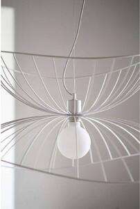 Globen Lighting Lampada a sospensione RAY, dimmerabile, Bianco / Opale, Soggiorno / Sala da pranzo, Metallo, Moderno, Lampada a sospensione
