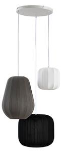 Lampada a sospensione Lindby, Helin, dimmerabile, Multicolore, Soggiorno, Tessuto / Tessile, Scandinavo