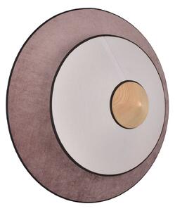 Applique da parete Forestier, Cymbal S, Rosa / Rosé, Soggiorno, Tessuto / Tessile, Design