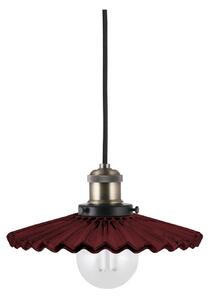 Globen Lighting Lampada a sospensione COBBLER, dimmerabile, Rosso, Soggiorno / Sala da pranzo, Vetro, Vintage, Lampada a sospensione