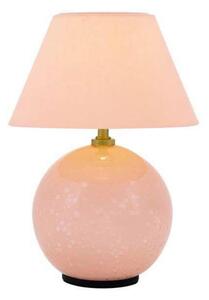 Globen Lighting Lampada da tavolo IRIS, dimmerabile, Violetto / Fucsia / Rosa, Soggiorno / Sala da pranzo, Tessuto / Stoffa / Seta, Vintage, Lampada da tavolo