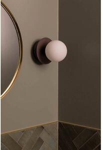 Globen Lighting Applique ART DECO, bronzo/bianco Ø 16 cm IP44 dimmerabile, Bronzo / Ottone antico, Soggiorno / Sala da pranzo, Metallo, Design