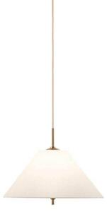 Globen Lighting Lampada a sospensione IRIS, dimmerabile, Crema / Ambra, Soggiorno / Sala da pranzo, Tessuto / Stoffa / Seta, Vintage, Lampada a sospensione
