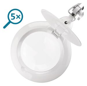 Extol - Lampada da tavolo dimmerabile a LED con lente d'ingrandimento LED/10W/230V bianca