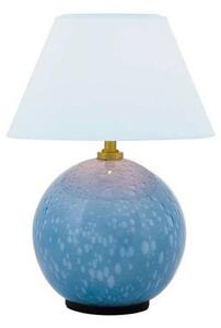 Globen Lighting Lampada da tavolo IRIS, dimmerabile, Blu, Soggiorno / Sala da pranzo, Tessuto / Stoffa / Seta, Vintage, Lampada da tavolo