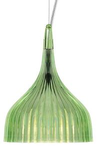 Lampada a sospensione Kartell, É, Verde, Soggiorno, Plastica, Design
