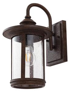 Lampade da esterno Lindby, Zayn, dimmerabile, Marrone / Ruggine, Terrazza, Alluminio, Antico