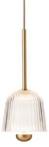Lampada a sospensione Nuura Aps, Asteea, dimmerabile, Dorato / Ottone, Soggiorno, Metallo, Scandinavo