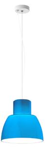 Lampada a sospensione Nemo Lighting, Lorosae, dimmerabile, Blu, Soggiorno, Vetro