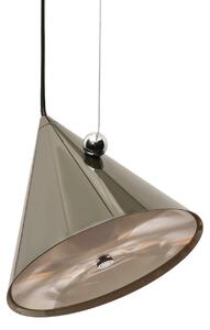 Lampada a sospensione Tom Dixon, Pose, dimmerabile, Verde, Soggiorno, Metallo, Design