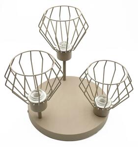 Plafoniera a soffitto AUDREY 3xE27/60W/230V beige