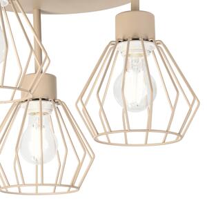 Plafoniera a soffitto AUDREY 3xE27/60W/230V beige