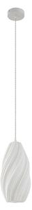 Lampada a sospensione Lindby, Nuvia, dimmerabile, Bianco, Soggiorno, Plastica, Moderno