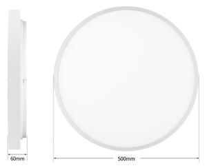 Brilagi - Lampada LED dimmerabile GLASS POOL DOUBLE LED/60W/230V 50 cm bianca + telecomando