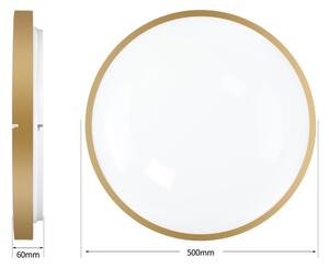 Brilagi - Lampada LED dimmerabile GLASS POOL DOUBLE LED/60W/230V 50 cm dorata + telecomando