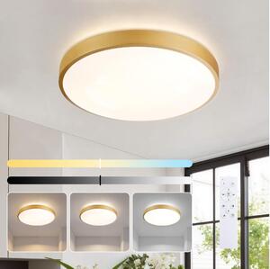 Brilagi - Lampada LED dimmerabile GLASS POOL DOUBLE LED/48W/230V 40 cm dorata + telecomando