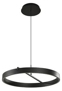 Lampada a sospensione Lucande, Rovan, dimmerabile, Nero, Soggiorno, Metallo, Moderno