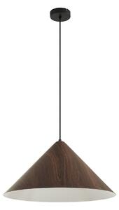 Lampada a sospensione Lindby, Clarine, dimmerabile, Legno, Sala da pranzo, Metallo, Moderno