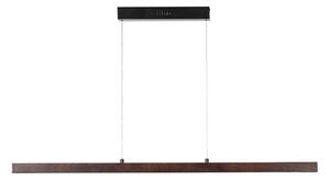 Lampada a sospensione Lucande, Nihalo, dimmerabile, Legno, Sala da pranzo, Legno, Campagna / rustico