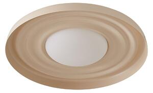 Applique da parete Lindby, Waves, Beige, Soggiorno, Metallo, Moderno