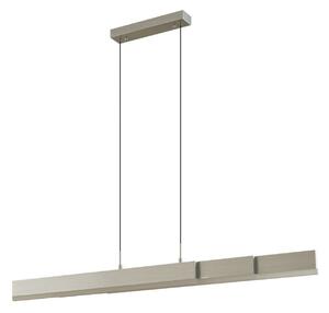 Lampada a sospensione Lucande, Torven, dimmerabile, Metallizzato, Soggiorno, Metallo, Moderno