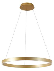 Lampada a sospensione Lucande, Yonam, dimmerabile, Dorato / Ottone, Sala da pranzo, Metallo, Moderno
