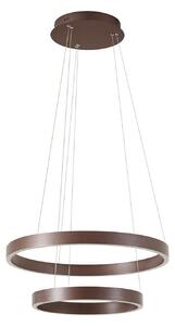 Lampada a sospensione Lucande, Yonam, dimmerabile, Marrone / Ruggine, Sala da pranzo, Metallo, Moderno