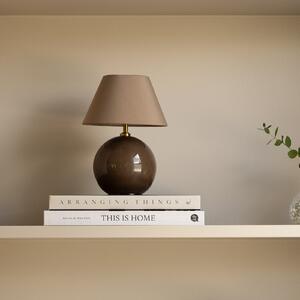Lampade da tavolo Globen Lighting, IRIS, dimmerabile, Marrone / Ruggine, Soggiorno, Tessuto / Tessile, Design