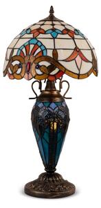 Brilagi - Lampada da tavolo in vetro Tiffany MIRABELLA 1xE27/60W/230V + 1xE14/40W