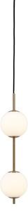 Lampada a sospensione UMAGE, Audrey, dimmerabile, Dorato / Ottone, Soggiorno, Metallo, Design