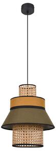 Lampada a sospensione MARKET SET, Singapour XML, dimmerabile, Verde, Soggiorno, Tessuto / Tessile, Design