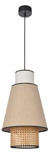 Lampada a sospensione MARKET SET, Singapour S, dimmerabile, Beige, Soggiorno, Tessuto / Tessile, Design
