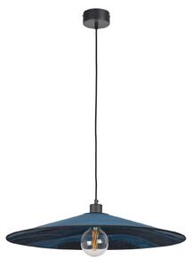 Lampada a sospensione MARKET SET, Sonia Laudet, dimmerabile, Blu, Soggiorno, Tessuto / Tessile, Design