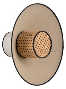 Applique da parete MARKET SET, Singapour, dimmerabile, Beige, Soggiorno, Tessuto / Tessile, Design