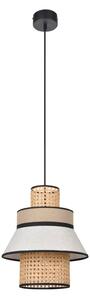 Lampada a sospensione MARKET SET, Singapour XML, dimmerabile, Legno, Soggiorno, Tessuto / Tessile, Design