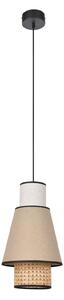 Lampada a sospensione MARKET SET, Singapour XS, dimmerabile, Beige, Soggiorno, Tessuto / Tessile, Design