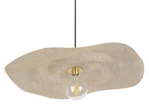 Lampada a sospensione MARKET SET, Rivage L, dimmerabile, Beige, Soggiorno, Tessuto / Tessile, Design
