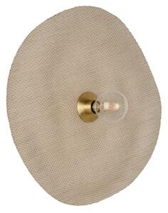 Applique da parete MARKET SET, Rivage M, dimmerabile, Beige, Soggiorno, Tessuto / Tessile, Design