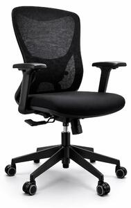 Sedia da ufficio ergonomica con schienale in rete e braccioli regolabili