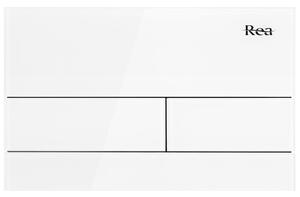 Pulsante per supporto set da incasso WC K011A-Q Rea T White Glass
