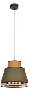 Lampada a sospensione MARKET SET, Singapour XM, dimmerabile, Verde, Soggiorno, Tessuto / Tessile, Design