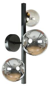 Zuma Line 1216 - Applique SERENITY 3xG9/8W/230V nero/nero fumé