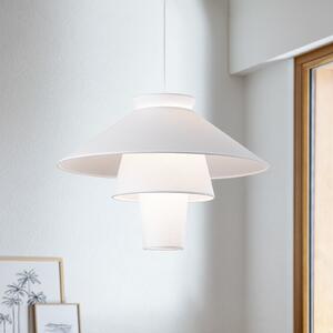 Lampada a sospensione MARKET SET, Ruche, dimmerabile, Bianco, Soggiorno, Carta / Cartone, Design