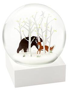 COOL SNOW GLOBES FOX AND BEAR CS187-FOXB