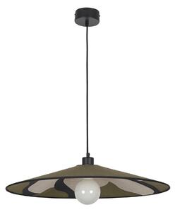 Lampada a sospensione MARKET SET, Sonia Laudet, dimmerabile, Verde, Soggiorno, Tessuto / Tessile, Design