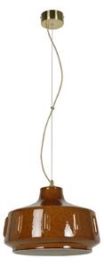 Lampada a sospensione MARKET SET, Jimmy, dimmerabile, Marrone / Ruggine, Soggiorno, Ceramica, Design