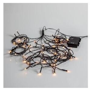 Eglo 41143 - Catena luminosa LED da esterno a batteria AKKU, 64 LED, 1 funzione, 2,7 m, IP44, bianco caldo