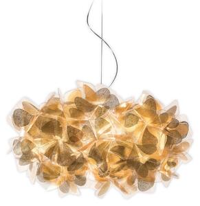 Lampada a sospensione Slamp, Clizia Mama Non Mama, dimmerabile, Dorato / Ottone, Soggiorno, Plastica, Design