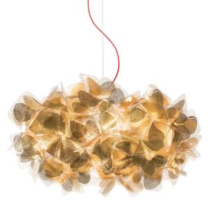 Lampada a sospensione Slamp, Clizia Mama Non Mama, dimmerabile, Dorato / Ottone, Soggiorno, Plastica, Design